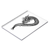 Dragon zwart-wit ontwerp notitieboek (Linkerzijde)