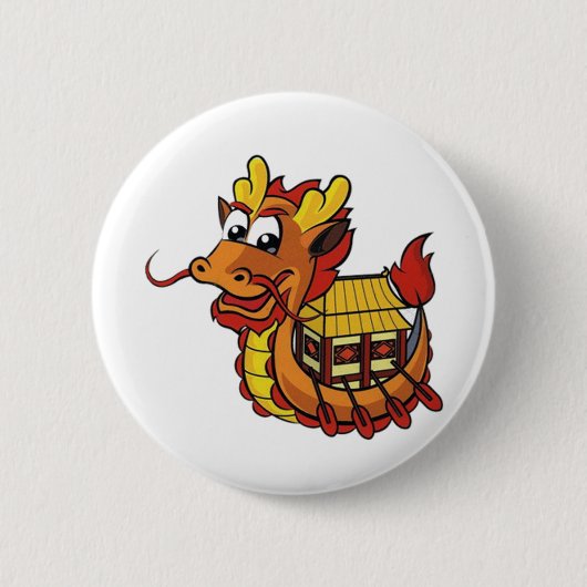 Dragonboot Ronde Button 5,7 Cm (Voorkant)