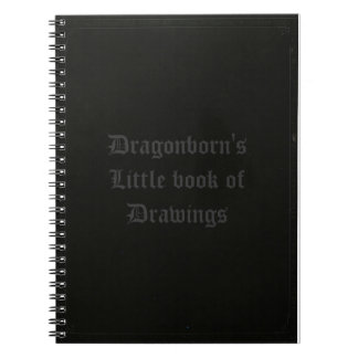 Dragonborn's boekje met tekeningen notitieboek