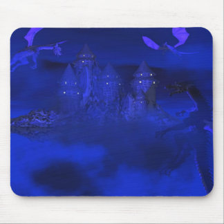Dragoncats Blue Mist Dragon Fantasy Mousepad Muismat