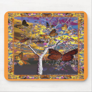 Dragoncats Boterfly Fantasy Mousepad Muismat