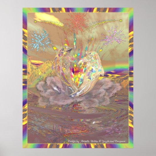 Dragoncats Dolphin Dance Poster (Voorkant)