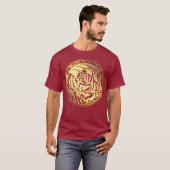 Dragoncircle - Goud T-shirt (Voorkant volledig)
