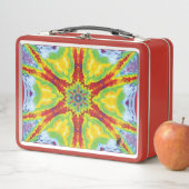 Dragoneye Kaleidoscoop Metalen Lunchbox (In situ)
