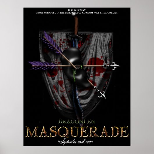 DragonFen Masquerade Poster (Voorkant)