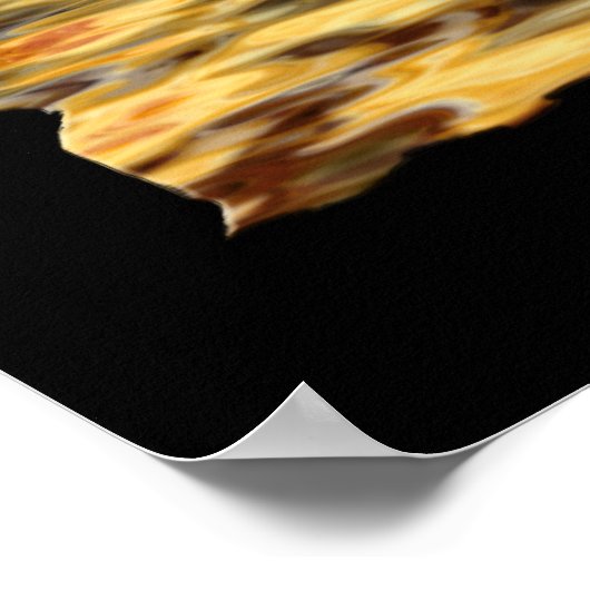 DRAGONFIRE het Poster van de Kunst van de Draak (Hoek)