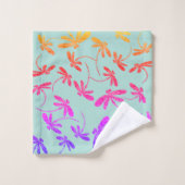 Dragonflies arc-en-ciel (Gant de toilette)