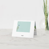 Dragonflies Bedankt Card (Achterkant)