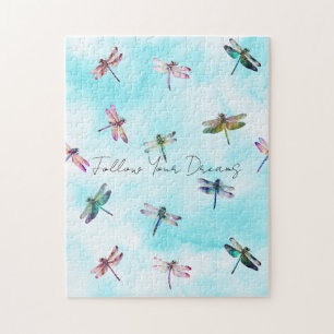 Dragonflies Blue Sky Legpuzzel