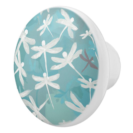 Dragonflies Ceramic Pull Keramische Knop (Rechts)