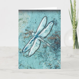 Dragonflies, Damselflies en Wenskaarten van bloeme Kaart