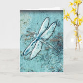 Dragonflies, Damselflies & Fleurs Cartes de Voeux (Fleur jaune)
