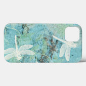 Dragonflies de crème sur Coque Arrière - plan Turq (Verso (horizontal))
