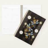 Dragonflies de Steampunk sur arrière - plan rayé b (Devant avec enveloppe)