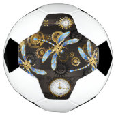 Dragonflies de Steampunk sur arrière - plan rayé b (Tourné)