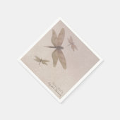 Dragonflies  Dragonfly Chic Elegant Custom Servetten (Hoek)