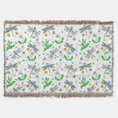 Dragonflies en Dandelions Deken (Voorkant)