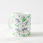 Dragonflies en Dandelions Koffiemok (Voorkant links)