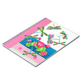 Dragonflies et Lys Carnet personnalisé (Côté gauche)