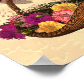 Dragonflies Flower Basket Creëer Your Own Poster (Hoek)