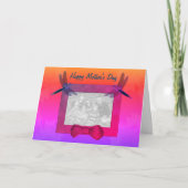 Dragonflies Gepersonaliseerde Foto Moederdag Kaart (Voorkant)