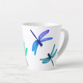 Dragonflies Latte Mug (Angle droit)