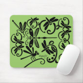 Dragonflies Mousepad Muismat (Met muis)