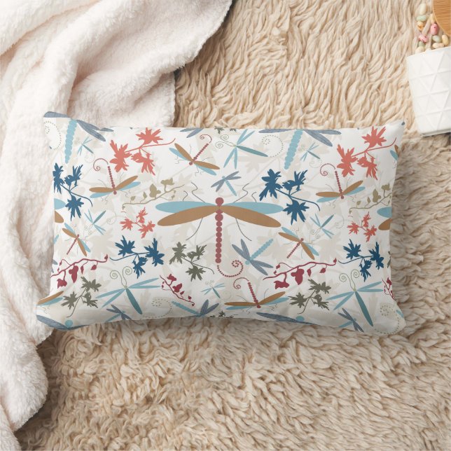 Dragonflies multi-gekleurd patroon kussen (Deken)