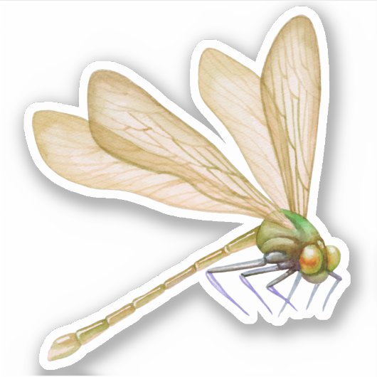 Dragonflies Sticker (Voorkant)