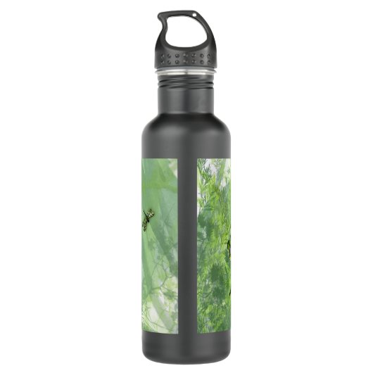 Dragonflies vertes Bouteille de boisson (Dos)