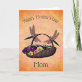 Dragonflies Vloermand Moederdag Kaart (Voorkant)