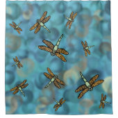 Dragonflies volantes Douche rideau (Devant)