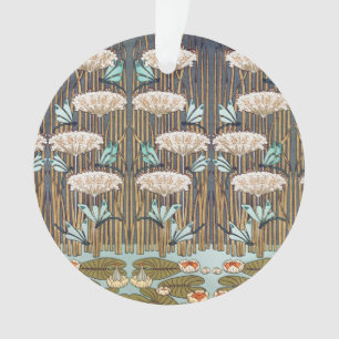 Dragonflies Water Lelies Marsh Art Nouveau Ornament