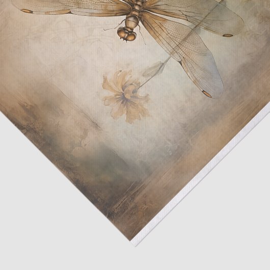 Dragonfly 1 Decoupage Papier (Detail)