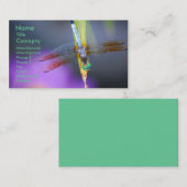 Dragonfly 1 - sjabloon voor visitekaartjes (Voorkant / Achterkant)