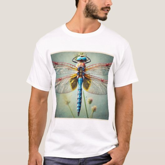 Dragonfly 260924IREF213 - Watercolor T-shirt (Voorkant)