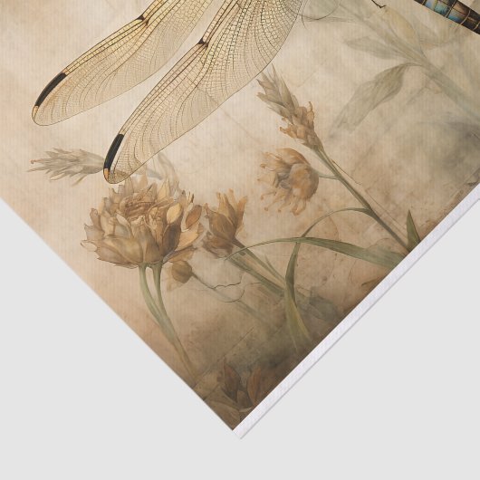 Dragonfly 3 Decoupage Papier (Detail)