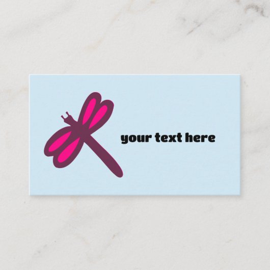 DRAGONFLY AANGEPASTE VISITEKAARTJES (Voorkant)