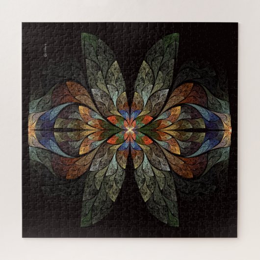 Dragonfly Abstract Legpuzzel (Horizontaal)