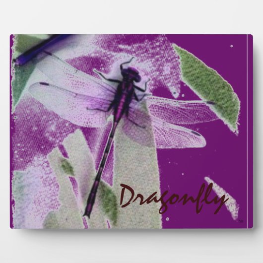 Dragonfly Abstracte kunst Fotoplaat (Voorkant)