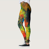 Dragonfly abstracte leggings (Links)