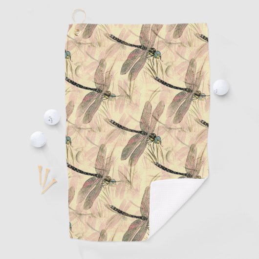 dragonfly afdrukken golfhanddoek (Insitu)