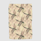 dragonfly afdrukken golfhanddoek (Voorkant)