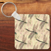  dragonfly afdrukken sleutelhanger (Voorkant)