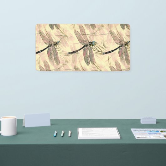 dragonfly afdrukken spandoek (Beurs)