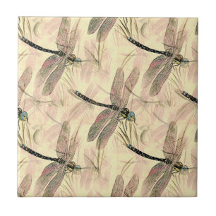 dragonfly afdrukken tegeltje