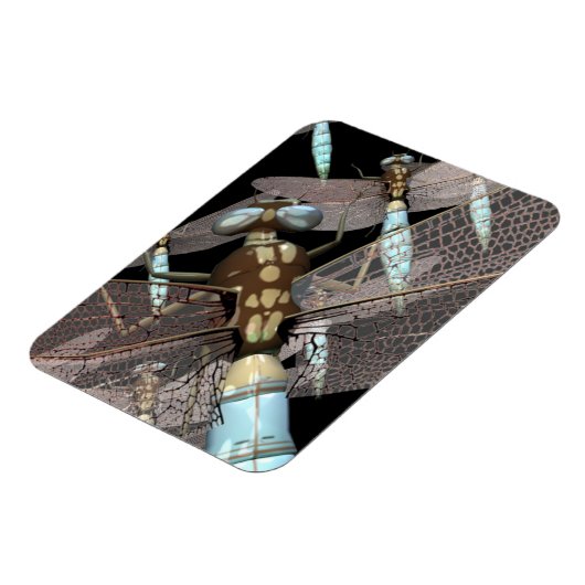 Dragonfly Air Force op Black Magneet (Linkerzijde)