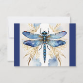 Dragonfly Alcohol Ink Bedankkaart (Achterkant)
