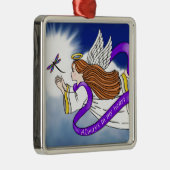 Dragonfly Angel Metalen Ornament (Rechts)