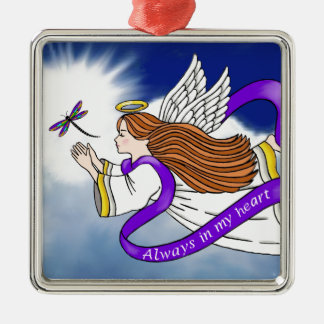 Dragonfly Angel Metalen Ornament